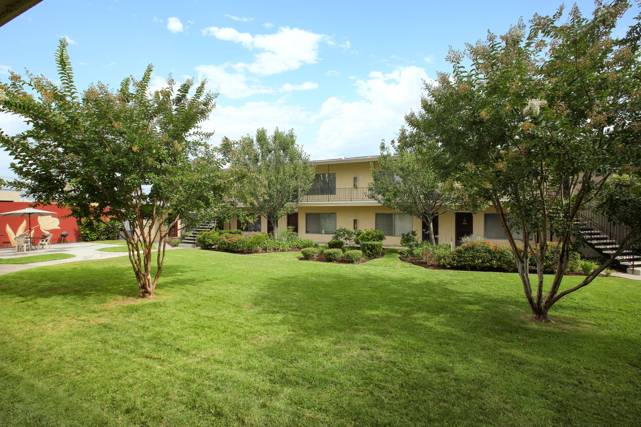 Dresden Place, apartment building exterior.